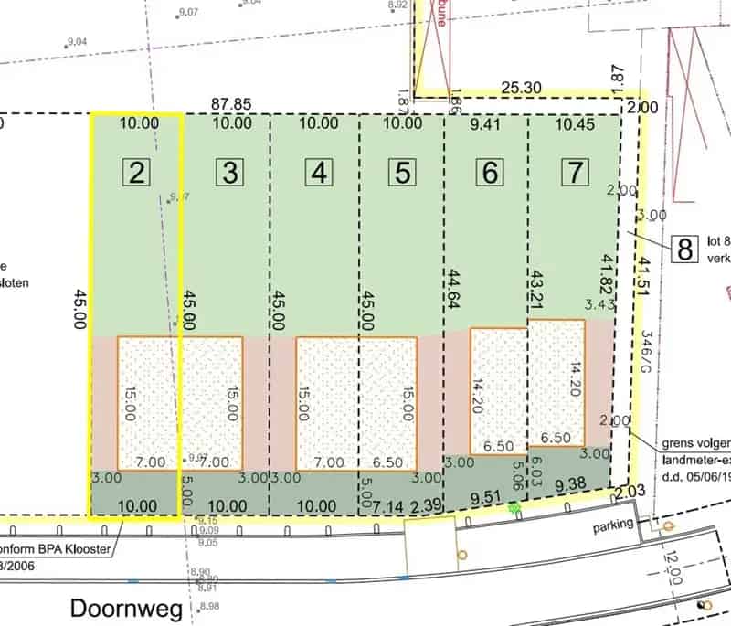 Bouwgrond Wichelen: 6 kavels in rustige omgeving