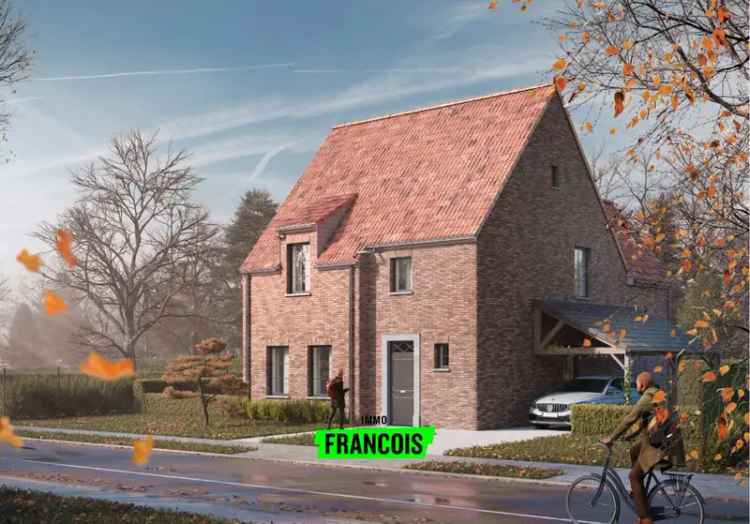 Moderne nieuwbouwwoning in pastoriestijl met drie slaapkamers in Woumen