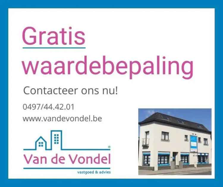 Huis te koop in Denderleeuw met ruime nieuwbouwwoning en tuin