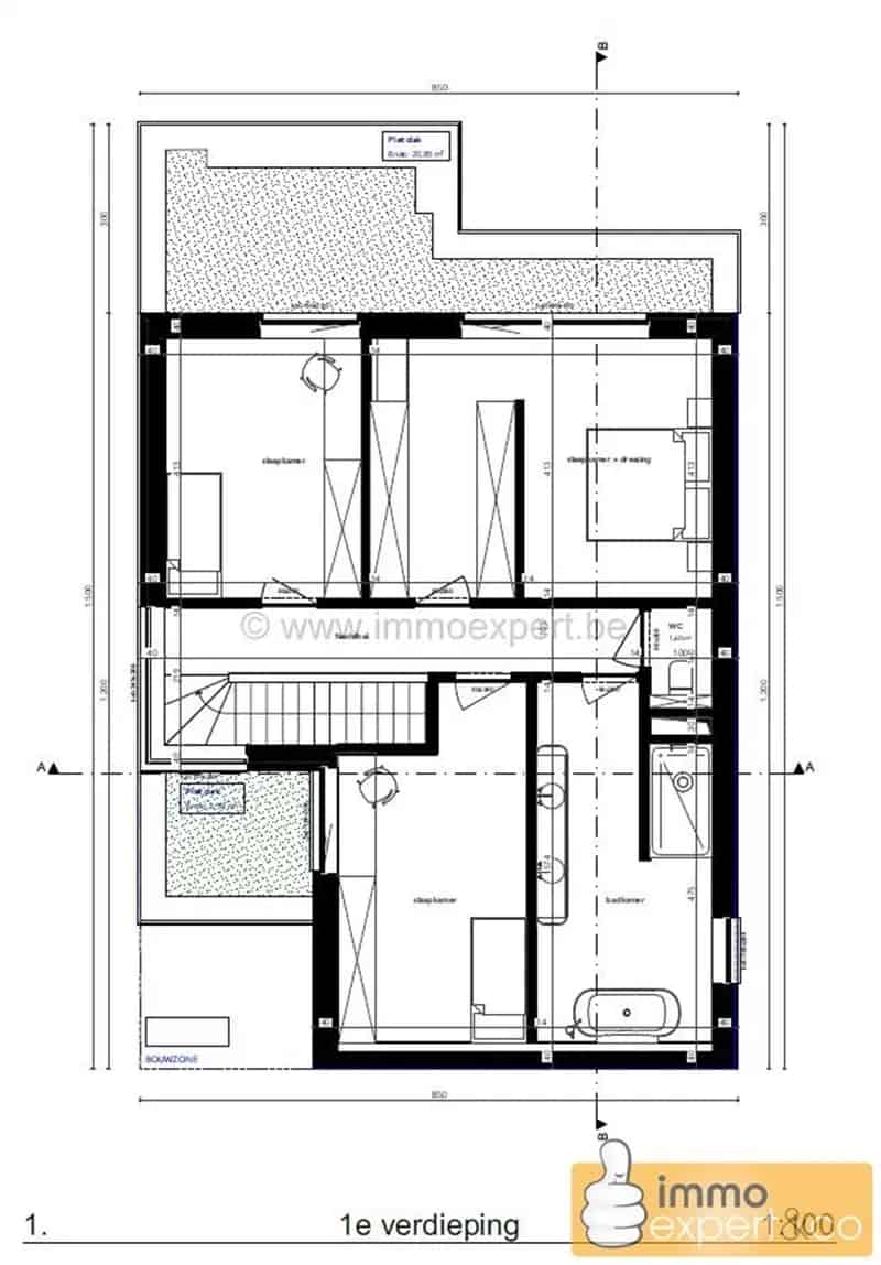 Bouwgrond Open Bebouwing Doodlopende Straat