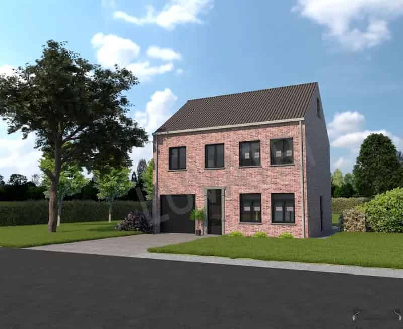 Nieuwbouw woning Baal tuin sleutel op de deur