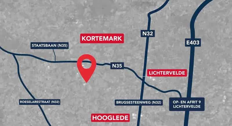 Nieuwbouw KMO Unit 451m² te Koop Kortemark