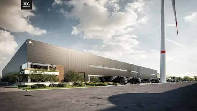 Magazijn te huur Desteldonk 18800m² Kantoor 640m²