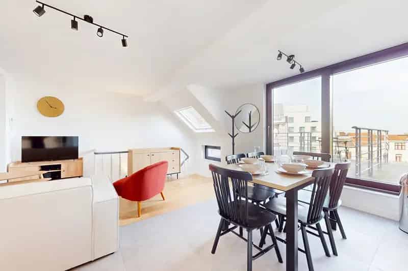 Appartement te huur Schaarbeek 5 slaapkamers gemeubileerd