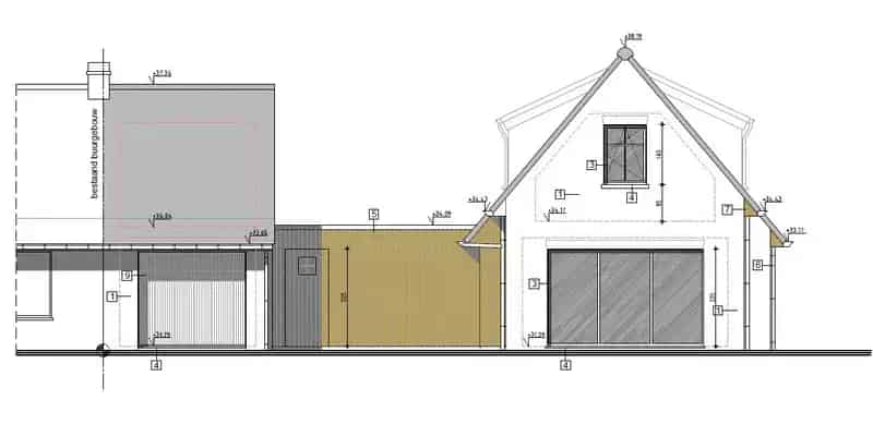 Nieuwbouwwoning 3 slaapkamers Kanegem Garage