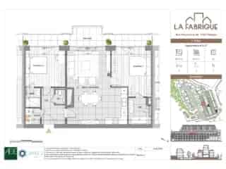 Appartement Waver 92m² 2 chambres Terrasse Parking Livraison 2028