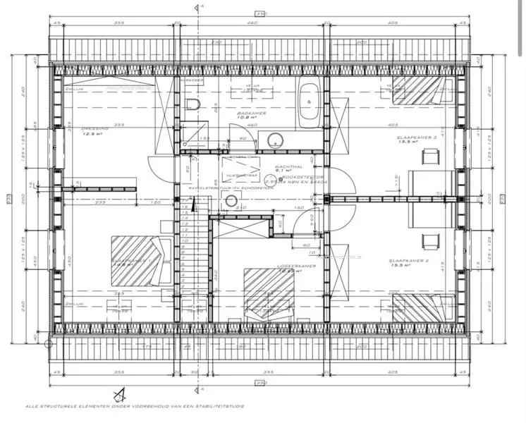 Bouwgrond Wielsbeke 8230m²  Woning & Loods