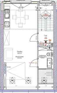 Studio nabij Park Spoor Noord 41m²