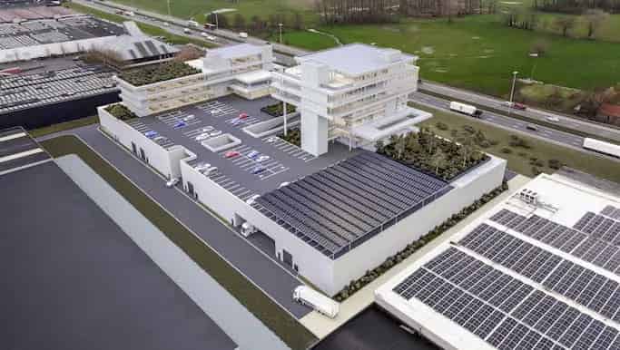 Magazijn te huur Waregem 704m² E17