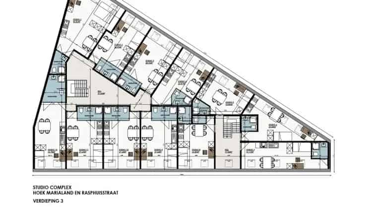 Appartementenblok 11 Studio's Te Koop Topligging