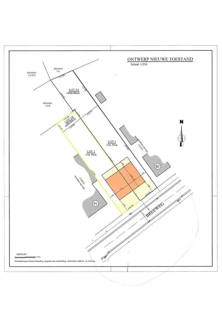 Bouwperceel 760m² Halfopen Bebouwing Rustige Ligging