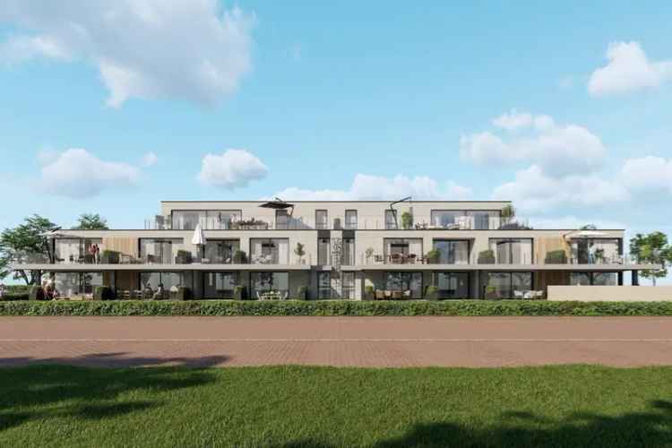 Kopen appartement architecturaal woonproject in het centrum van Kermt