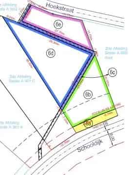 Bouwgrond 853m² Rustig gelegen nabij voorzieningen