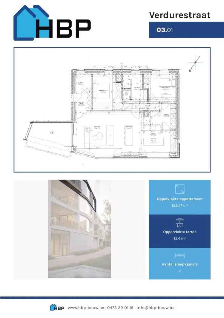 Koop appartement in het hart van Oudenaarde met moderne faciliteiten