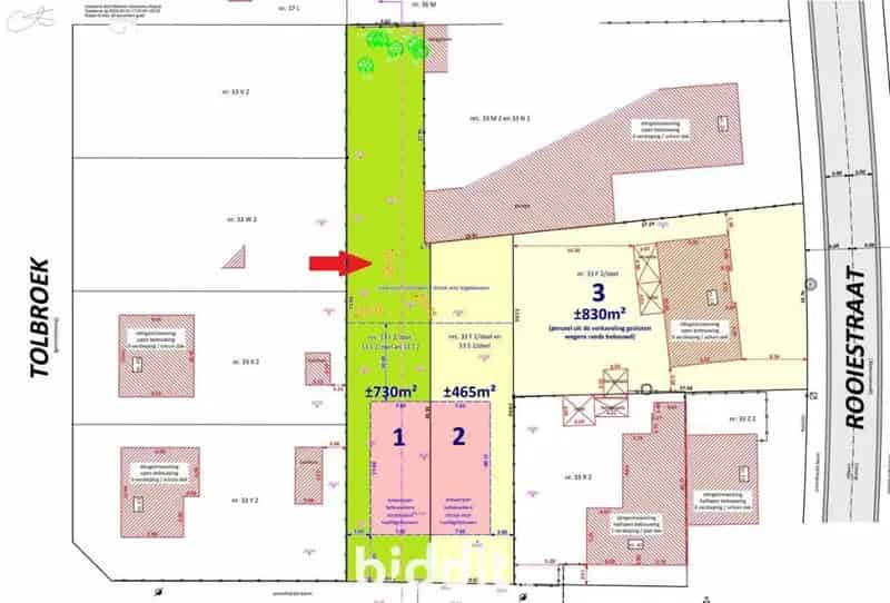 Ruime Bouwgrond 736m² Halfopen Bebouwing Nijlen