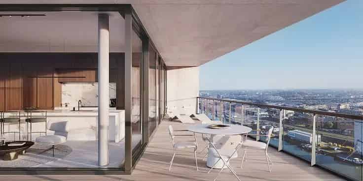 Penthouse Te Koop Antwerpen Twist Tower Luxe Uitzicht Zwembad