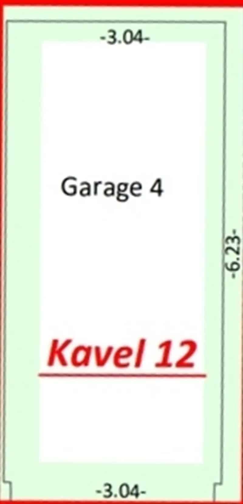 Garagebox te huur Wechelderzande - Centrum - 304x623cm