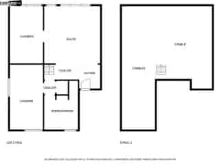 Appartement 80m² Sint-Gillis - 2 slaapkamers potentieel - Renovatieproject