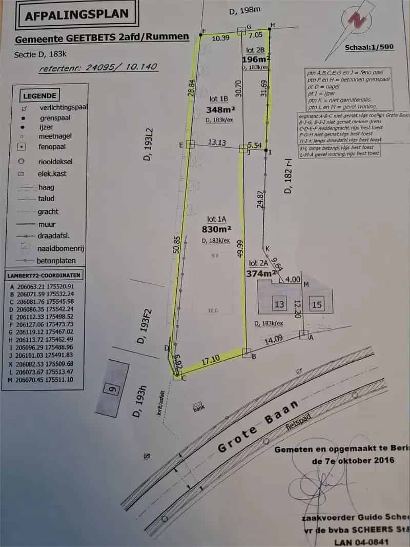 Bouwgrond te Rummen 13a65 Landelijk Wonen