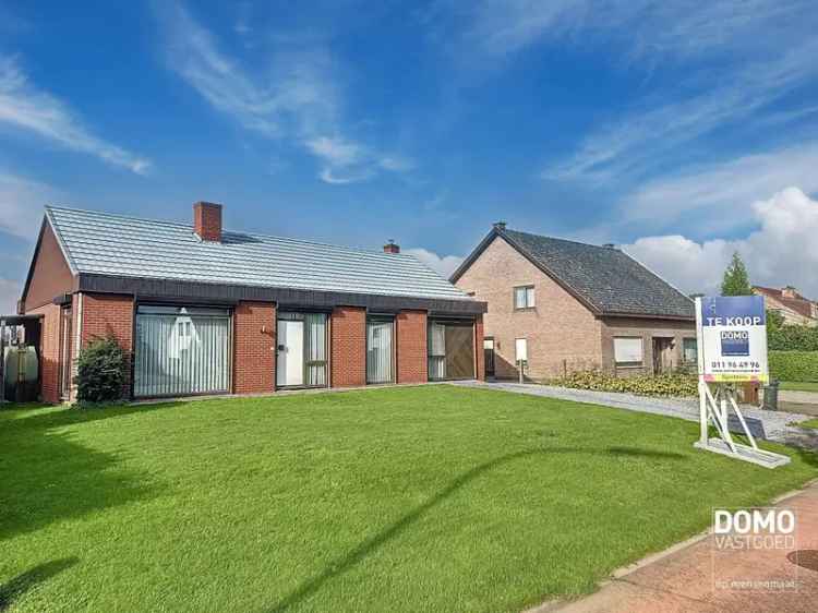 Gelijkvloerse woning met tuin en terras in Herk-de-Stad.