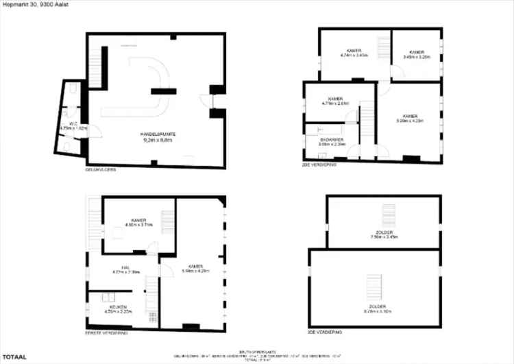 Huis te koop in Aalst met commercieel potentieel en strategische locatie