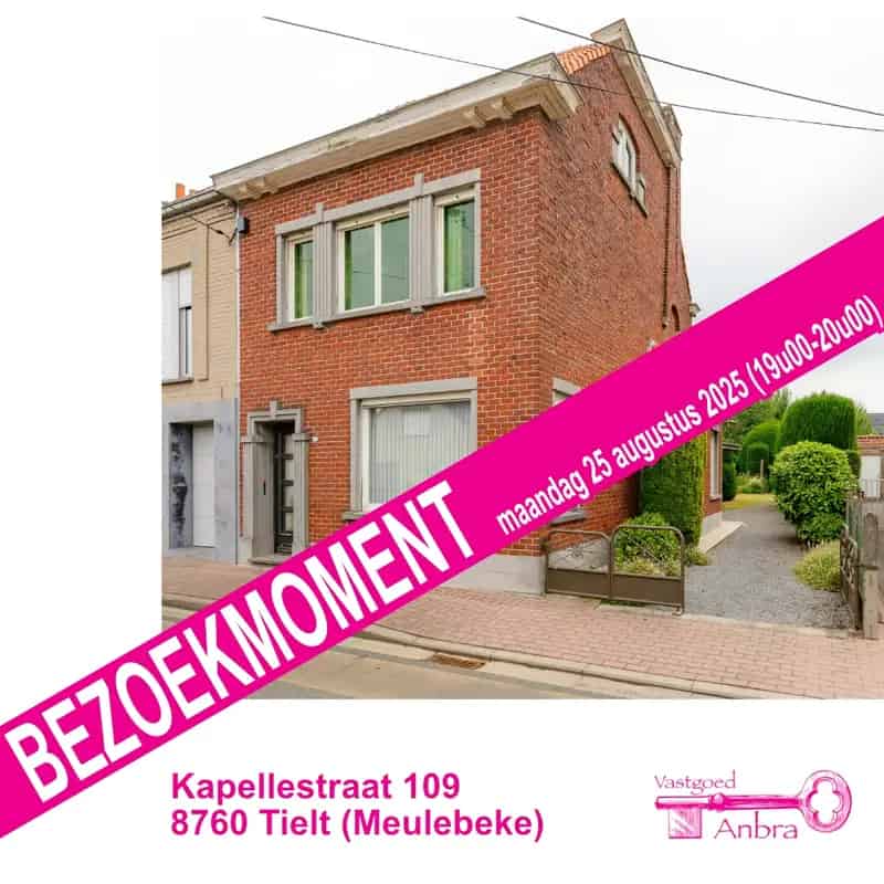 Te renoveren woning Meulebeke grote tuin