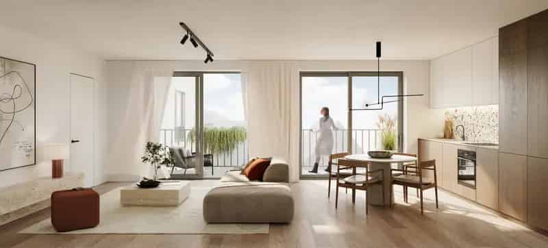 Nieuwbouwappartement Assebroek 2 slaapkamers 87m2 nabij Brugge