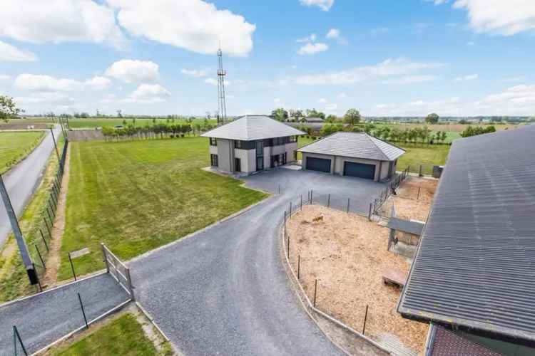 Te koop alleenstaande villa met modern varkensbedrijf in Koekelare