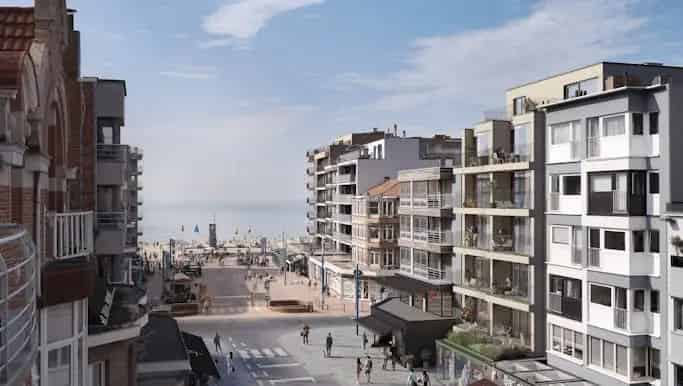 Appartement Koksijde Zeelaan Zeezicht Strand