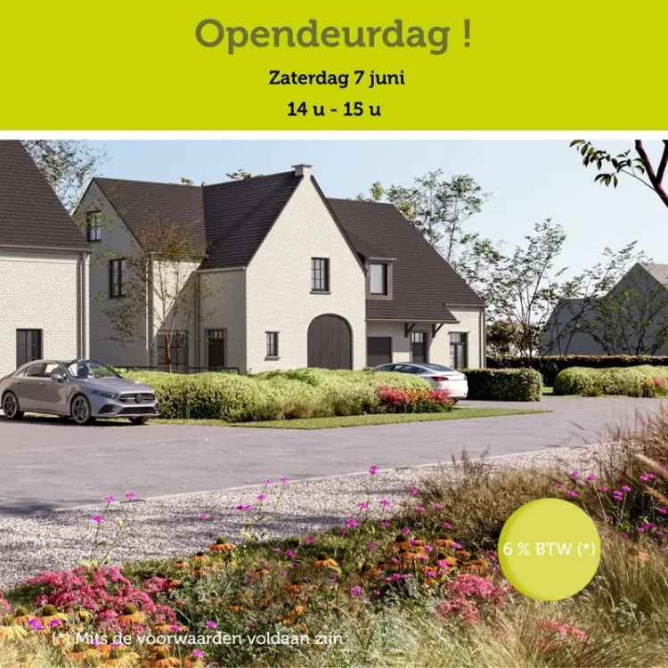 Nieuwbouwwoning 3 slaapkamers Landelijk Uitzicht