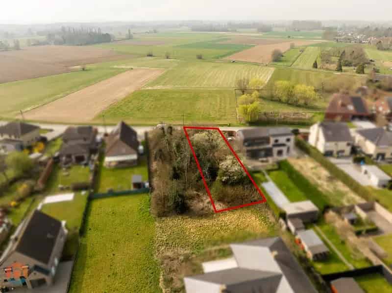 Bouwgrond Tildonk 619m² Halfopen Bebouwing Nabij Leuven