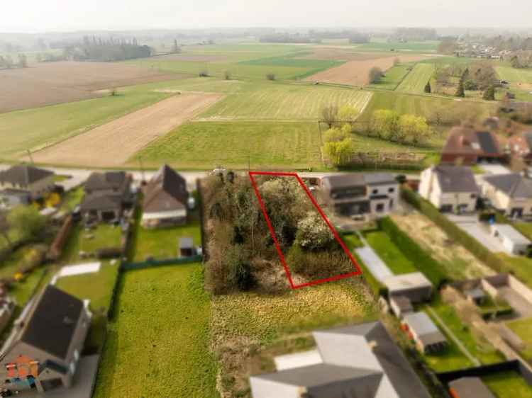 Bouwgrond Tildonk 619m² Halfopen Bebouwing Nabij Leuven