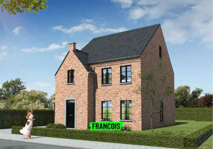 Charmante en energiezuinige nieuwbouwwoning met drie slaapkamers in Woumen