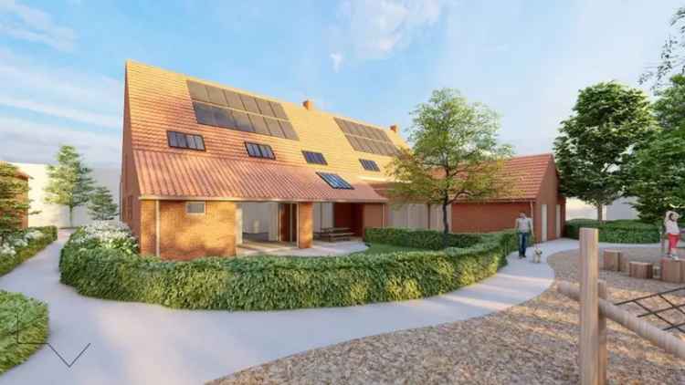 Dit nieuwbouwproject wordt opgetrokken in een rustige en groene omgeving. Bestaande uit verschillende wooneenheden zoals hoevewoningen, woningen en appartementen.  Alle informatie kunt u vinden op onze website www.albert.immo  Appartementen vanaf € 240.00