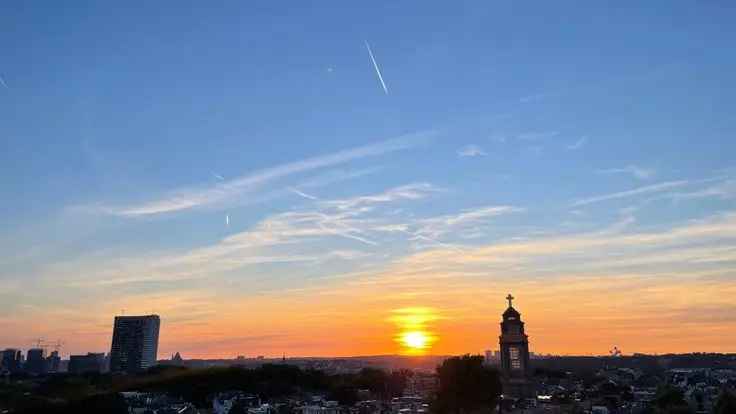 Te koop appartement met stadzicht in Schaerbeek