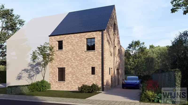 Halfopen bebouwing te Berlaar Ruwbouw Winddicht 214m2
