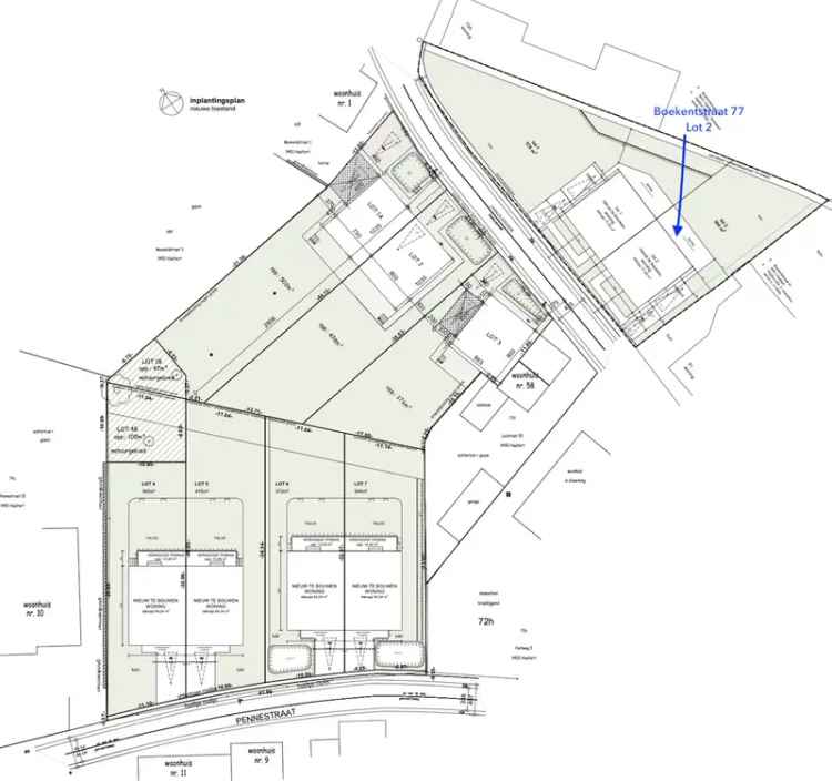 Halfopen nieuwbouw met tuin en carport