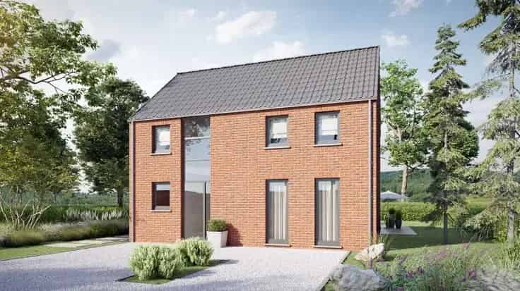 Nieuwbouw Huis 4 Gevels 125m2 3 slaapkamers Lessines