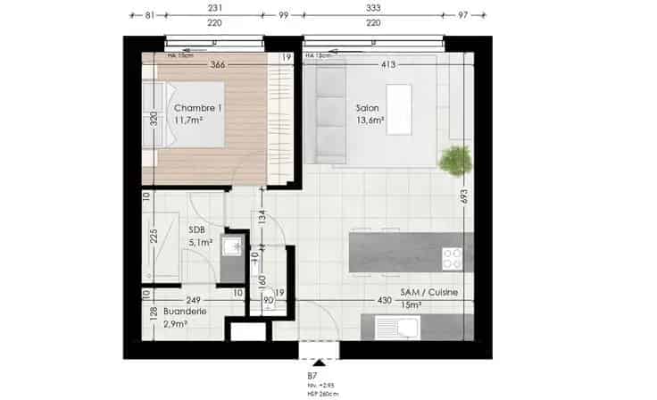 Appartement Te Koop - 63m² - Parkzicht - Energiezuinig