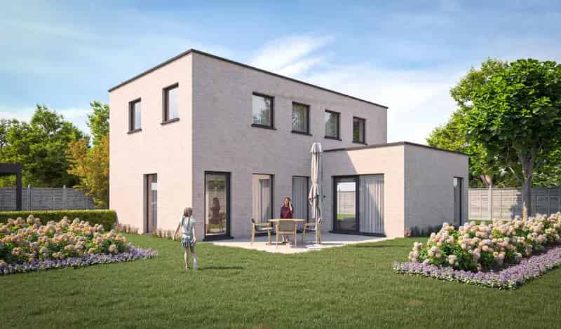 Bouwgrond Wetteren 838m²  Open Bebouwing