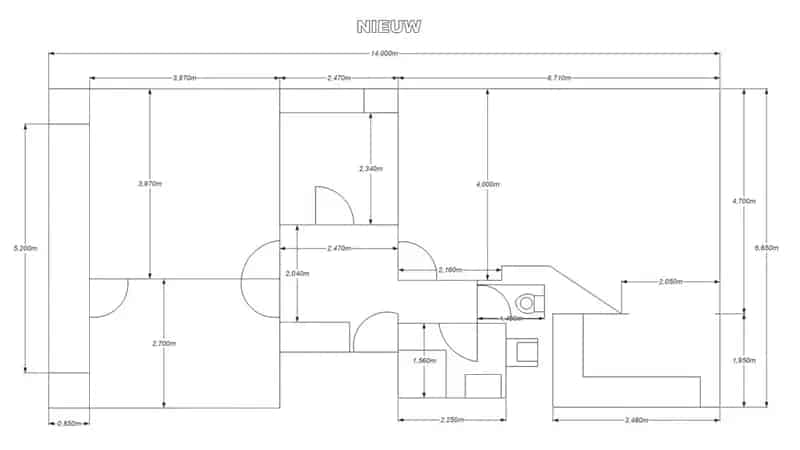 Appartement te koop Ekeren 2 slaapkamers ruim terras