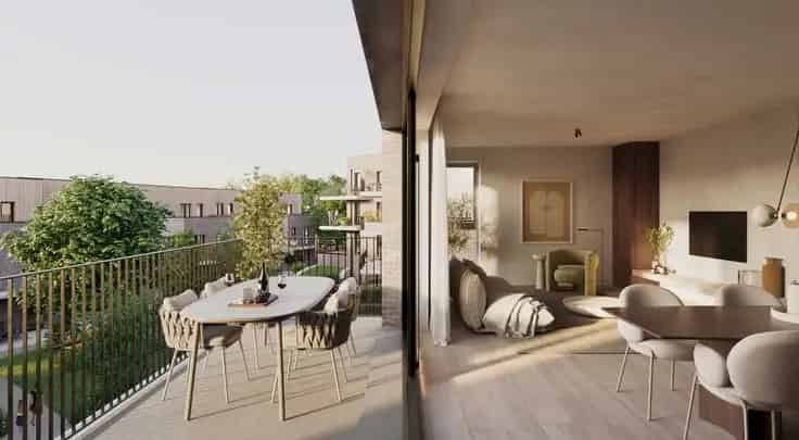 Duurzaam Appartement Te Koop 105m2 Terras 122m2 Sint-Lambrechts-Woluwe