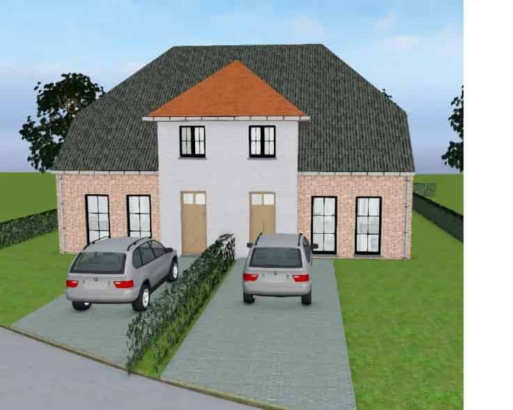 Nieuwbouwwoningen te Koop: 2 Ruime Halfopen Bebouwingen