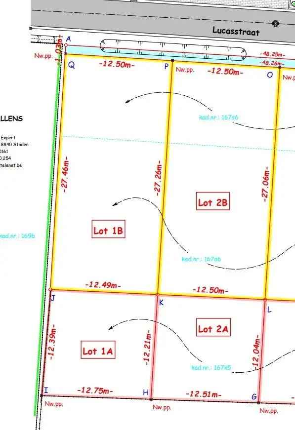 Koop perceel bouwgrond rustiger gelegen 492m² met uitstekende mogelijkheden