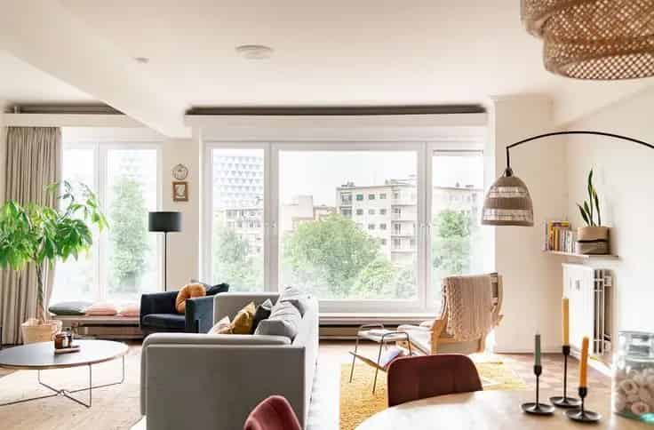 Appartement te Koop Antwerpen Harmoniewijk: Lichtrijk 2 Terrassen Parkzicht