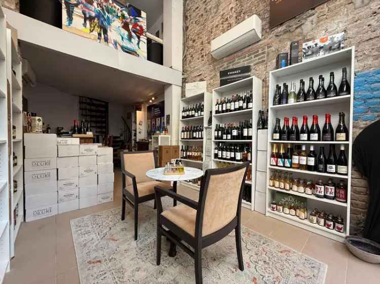 Handelsgelijkvloers 27m² te koop met inboedel