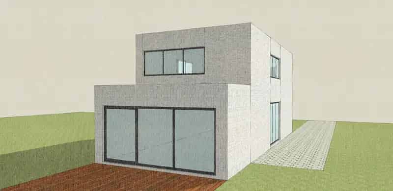 Moderne Open Bebouwing Nieuwbouw