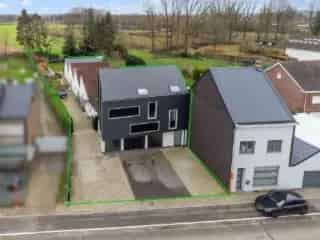 Handelspand te koop Ninove 250m² Kantoor Showroom Woning