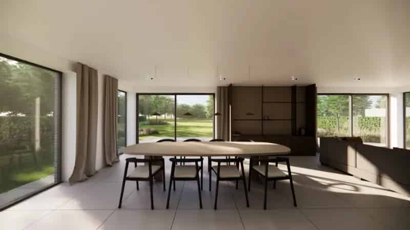 Nieuwbouwwilla Hooglede 3 slaapkamers Grote garage 1386m2