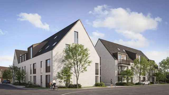 Nieuwbouwappartement met 1 slaapkamer te koop in hartje Aartrijke